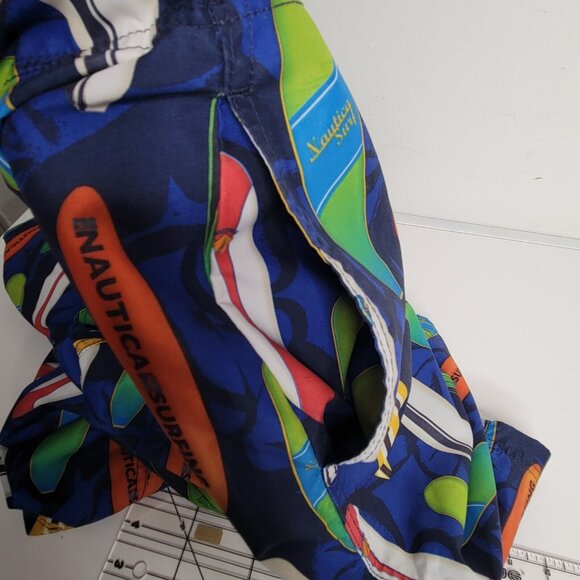 Nautica Mens Board Shorts Swim Trunks Size 38W Surf Beach 10” Inseam - Picture 6 of 10